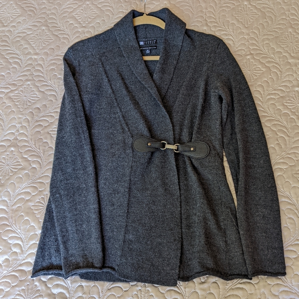 Merino wool cardigan